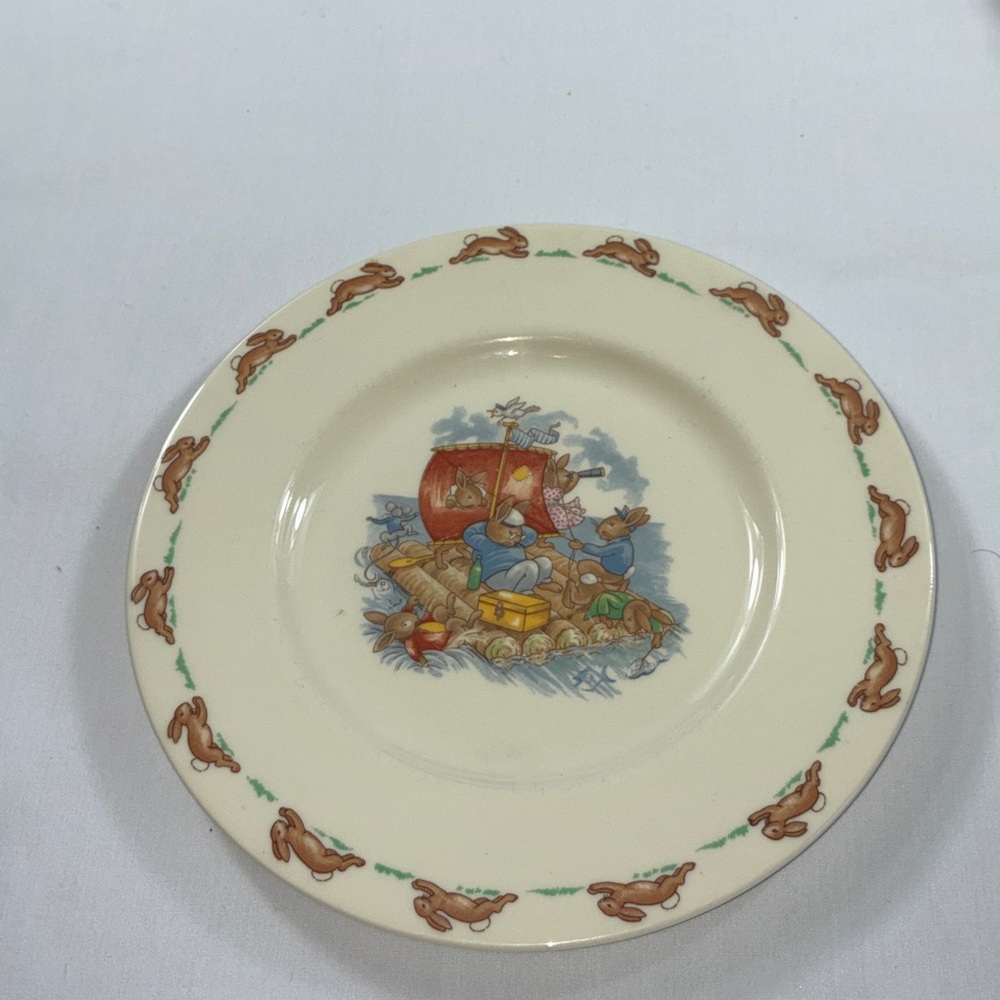 Whimsical Vintage Royal Doulton Bunnykins 3-Piece Bone China Set Easter Bunny - Picture 7 of 15